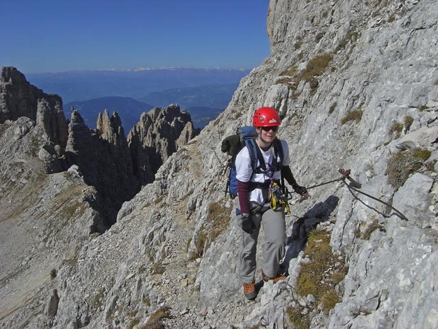 Latemartürme-Klettersteig: Daniela