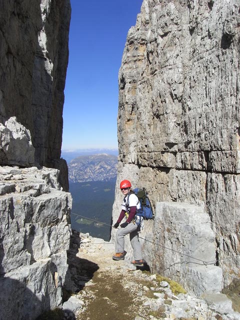 Latemart&uuml;rme-Klettersteig: Daniela