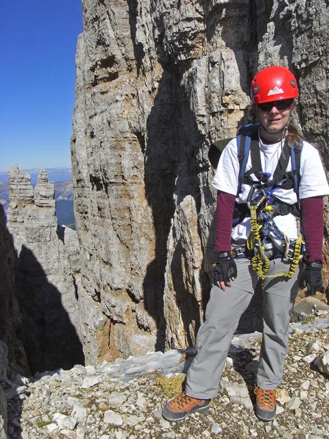 Latemartürme-Klettersteig: Daniela