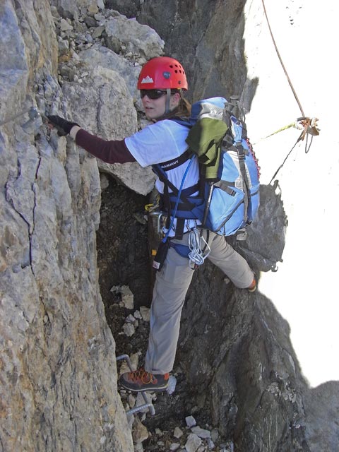 Latemart&uuml;rme-Klettersteig: Daniela