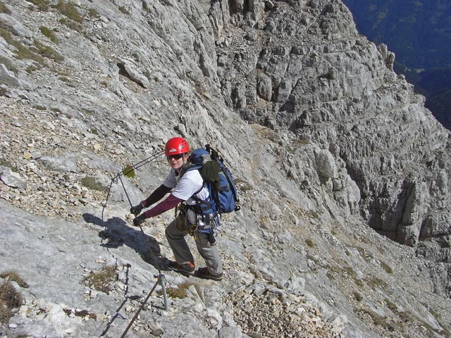 Latemart&uuml;rme-Klettersteig: Daniela