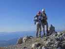 Daniela und ich auf der Latemarspitze, 2.791 m