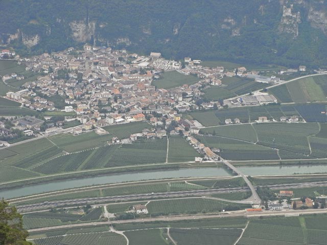 Salurn vom Fennberg aus