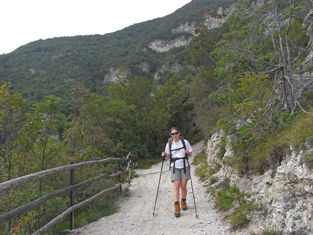 Daniela zwischen Maria im Schnee und Fenner Schlucht