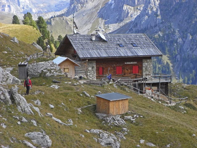 Axel beim Rifugio Valacia, 2.275 m