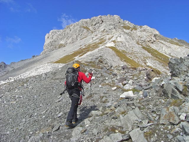 Bergvagabunden-H&uuml;tte von der Via Ferrata Bepi Zac aus