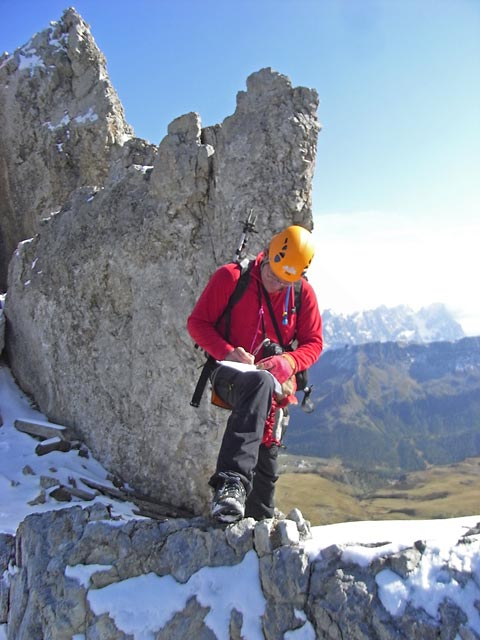 Via Ferrata Bepi Zac: Axel zwischen Gran Laste und Cima de Campagnacia