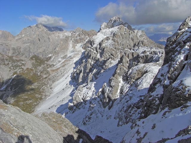 Via Ferrata Bepi Zac: von der Cima de Costabela Richtung Osten