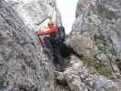 Via Ferrata Franco Gadotti: Axel zwischen Sas Aut und Forcella Baranchie