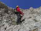 Via Ferrata Vernale: Axel im Ausstieg