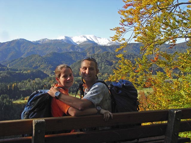 Daniela und ich am Hans Wancura-Steig