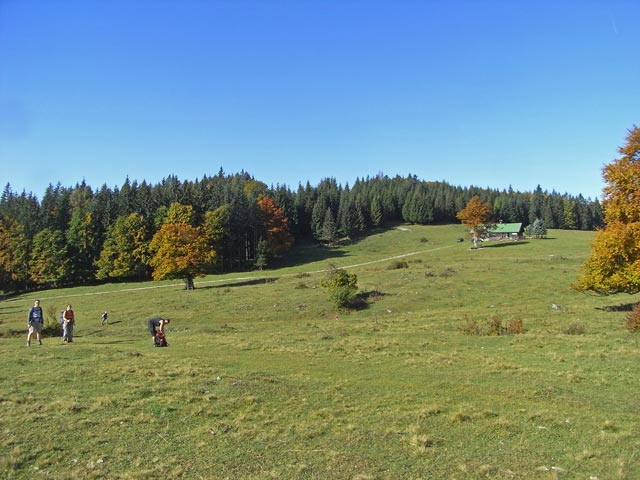 Norbert, Daniela, Christoph und Gudrun auf der Bürgeralpe