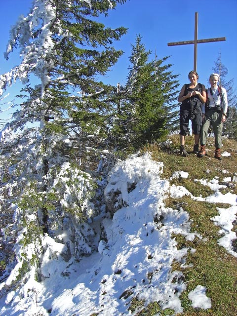 Gudrun und Christoph am Türnitzer Höger, 1.378 m