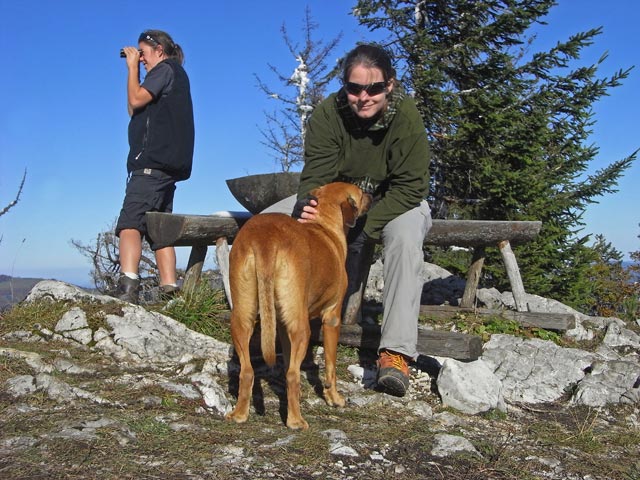 Gudrun und Daniela am Türnitzer Höger, 1.378 m