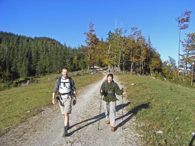 Norbert, Gudrun, Daniela und Christoph zwischen Türnitzer Hütte und Stadelbergkamm