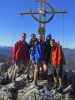 Norbert, Daniela, ich, Christoph und Gudrun auf der Paulmauer, 1.248 m