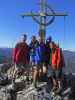 Norbert, Daniela, ich, Christoph und Gudrun auf der Paulmauer, 1.248 m