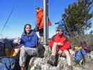 Daniela, Gudrun, Christoph und Norbert auf der Paulmauer, 1.248 m