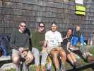 Norbert, Daniela, ich, Gudrun und Christoph bei der Türnitzer Hütte, 1.372 m