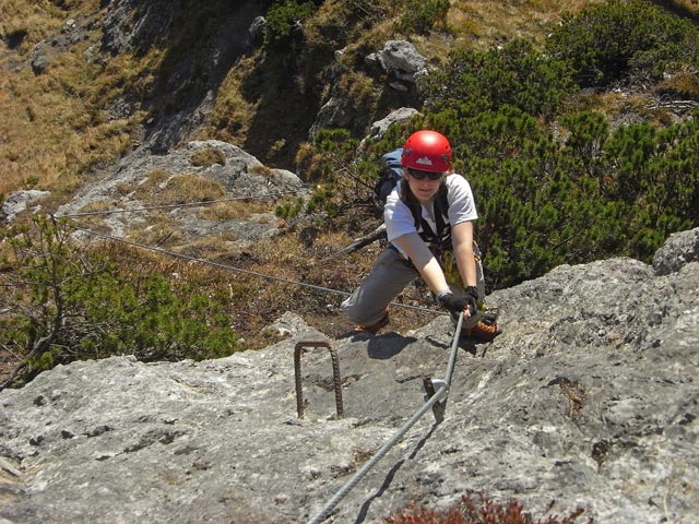 Hundskopf-Klettersteig: Daniela (12. Okt.)