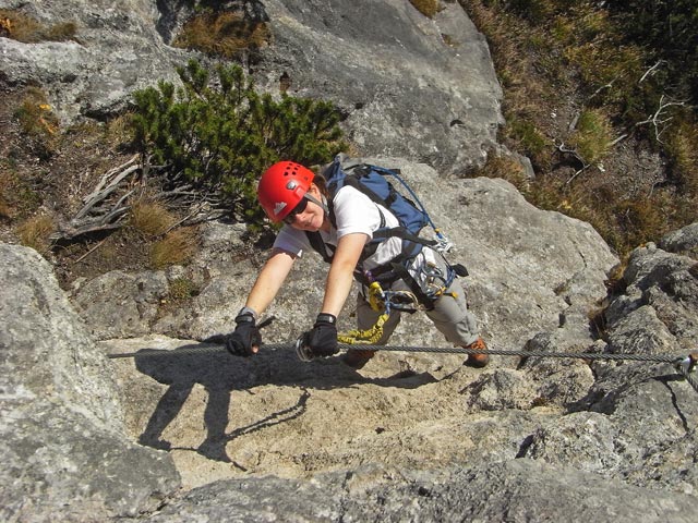 Hundskopf-Klettersteig: Daniela (12. Okt.)