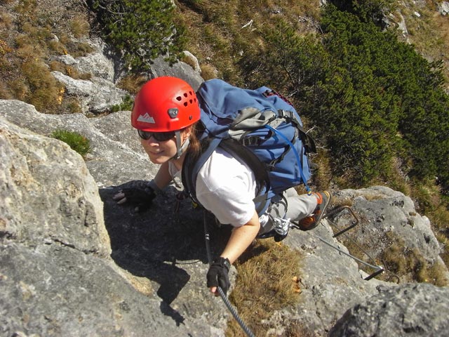 Hundskopf-Klettersteig: Daniela (12. Okt.)