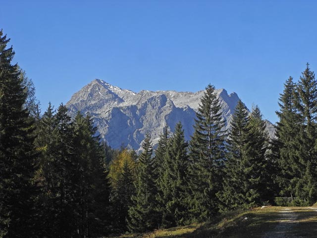Großer Buchstein vom Kühmairboden aus (18. Okt.)