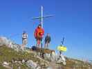 Daniela, Gudrun und Norbert am Tamischbachturm, 2.035 m (18. Okt.)