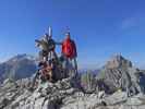 Christoph, ich, Gudrun, Daniela und Norbert auf der Tieflimauer, 1.820 m (19. Okt.)