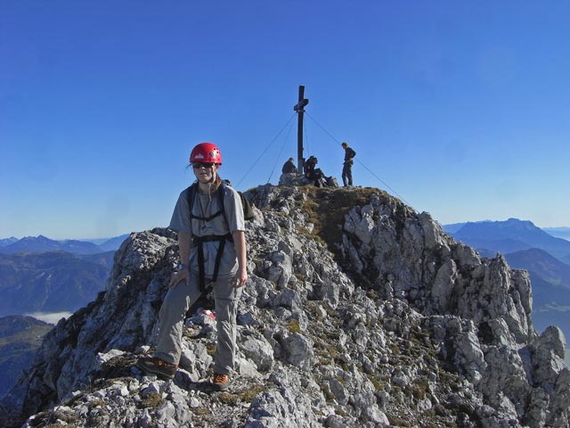 Daniela auf der Maukspitze, 2.231 m (26. Okt.)