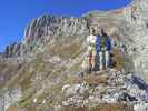 Ich und Daniela auf Weg 817 zwischen Hochsessel und Maukspitze (26. Okt.)