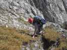 Daniela auf Weg 817 zwischen Hochsessel und Maukspitze (26. Okt.)