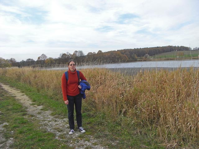 Daniela beim Langen Teich