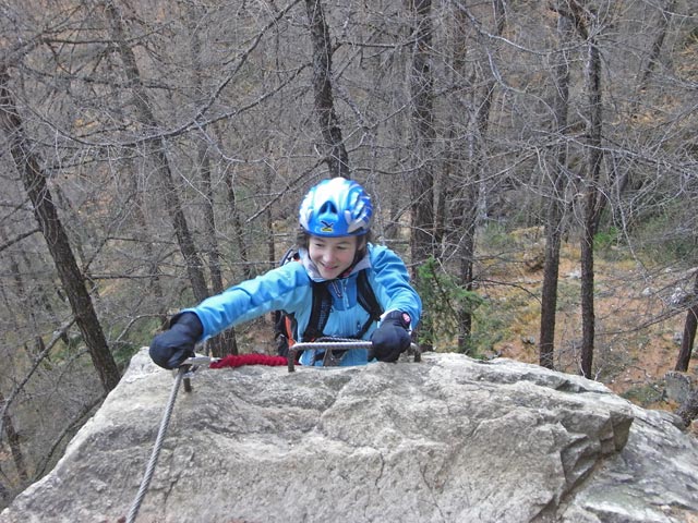 Irene in der Einstiegs-Steilstufe