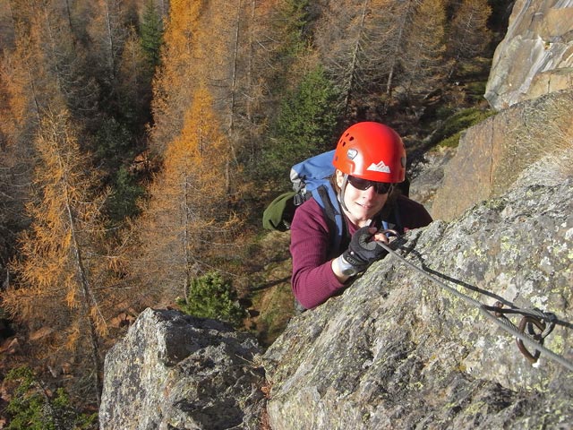 Daniela nach der 2. Leiter