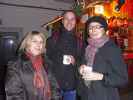 Sabine, Florian und Susanne am Weihnachtsmarkt am Spittelberg