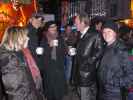 Sabine, Florian, Susanne, Erich und Carmen am Weihnachtsmarkt am Spittelberg