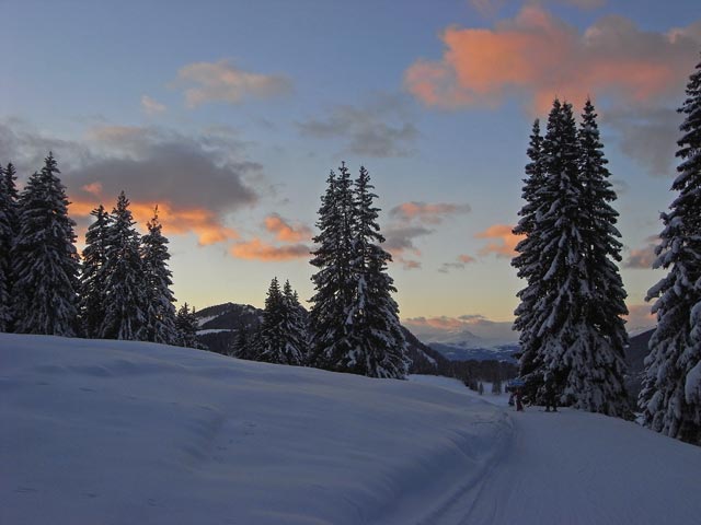 Piste des Sessellifts Mont de Seura (7. Dez.)