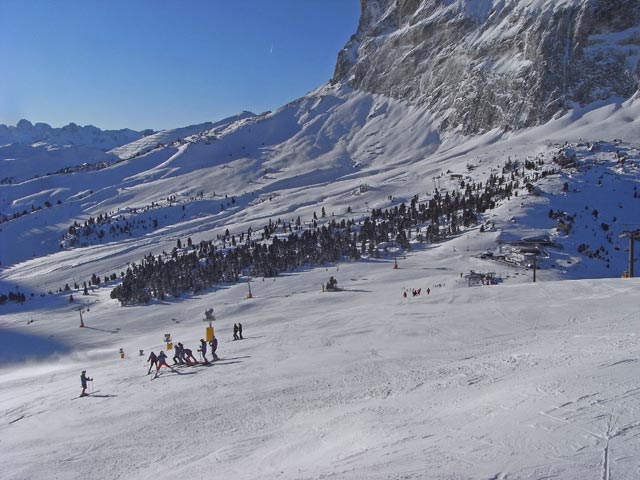 Piste des Sessellifts Comici II (8. Dez.)