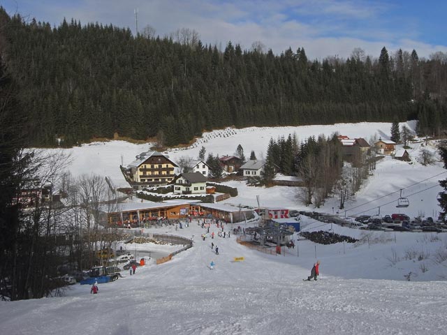 Talstation der Vierersesselbahn Eibenkogl, 812 m