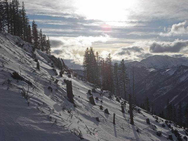 von der &Ouml;tscherbahn Richtung S&uuml;dwesten