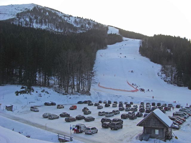 Distelpiste von der Doppelsesselbahn Gro&szlig;er &Ouml;tscher aus