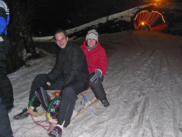 Michael und Karolin bei der Enzianh&uuml;tte