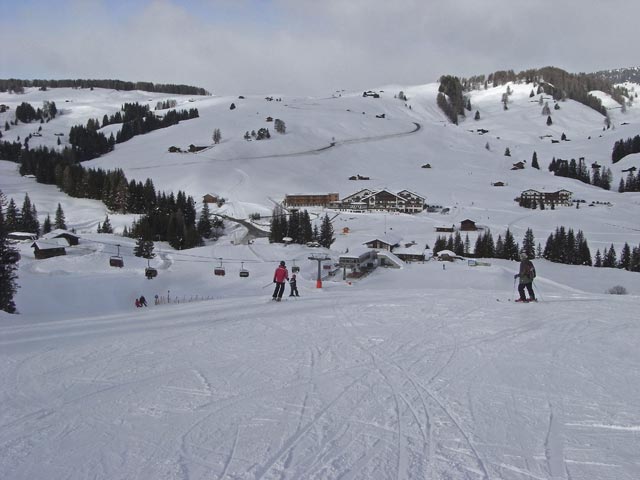 Talstation des Sessellifts Florian (21. Dez.)