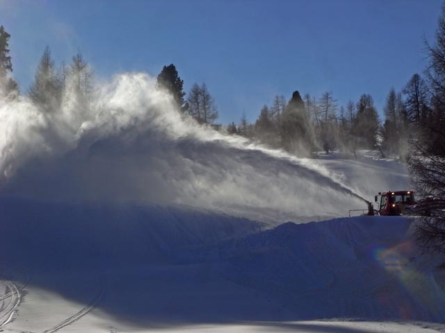 Abfahrt vom Pralongi&agrave; nach St. Kassian (23. Dez.)