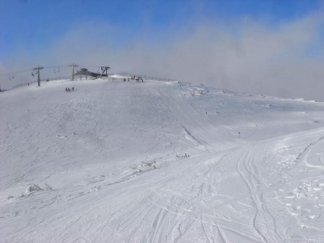 Bergstation des 3er-Sessellifts (28. Dez.)