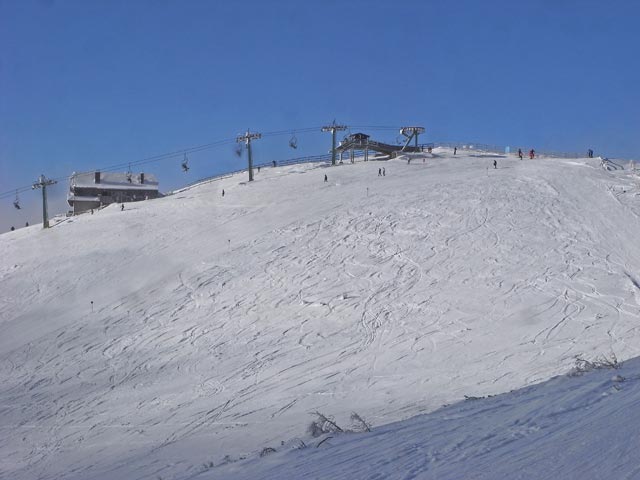 Bergstation des 3er-Sessellifts (28. Dez.)