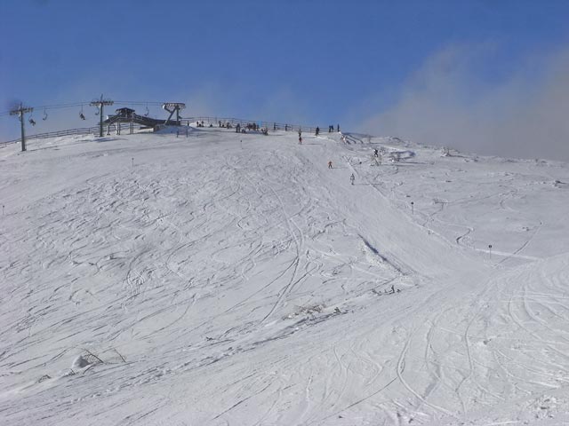 Bergstation des 3er-Sessellifts (28. Dez.)