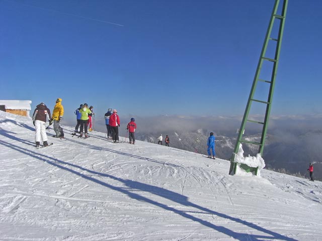 Bergstation des Paradieslifts, 1.785 m (28. Dez.)