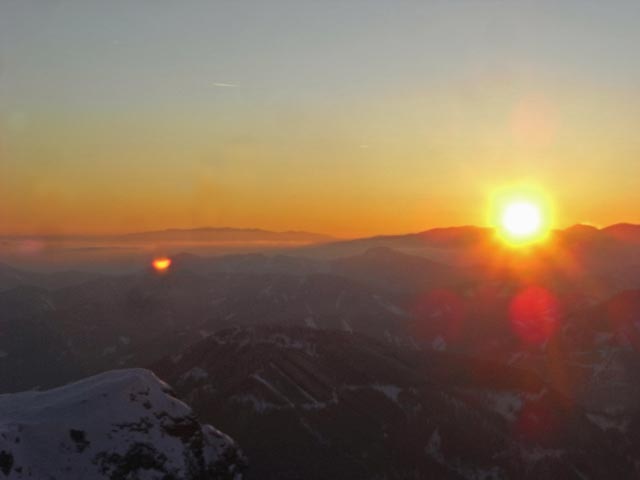 Sonnenuntergang (28. Dez.)